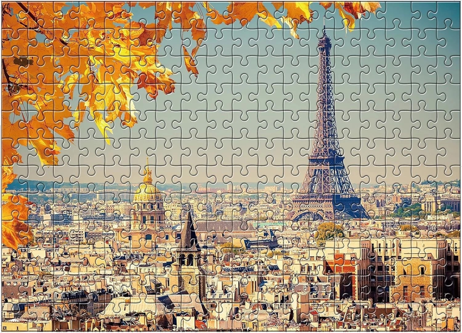 1000‑Piece Jigsaw Puzzle for Adults & Teens – High‑Quality Cardboard Puzzle with Poster, Brain Training Game for Logic, Memory & Patience