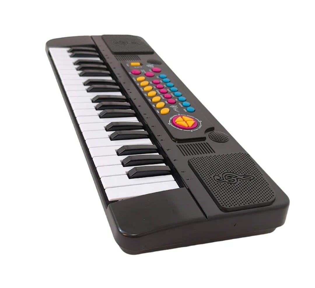 37 Keys Kids Keyboard Piano + Microphone – Electronic Music Instrument for Children, Educational Digital Organ with USB Power