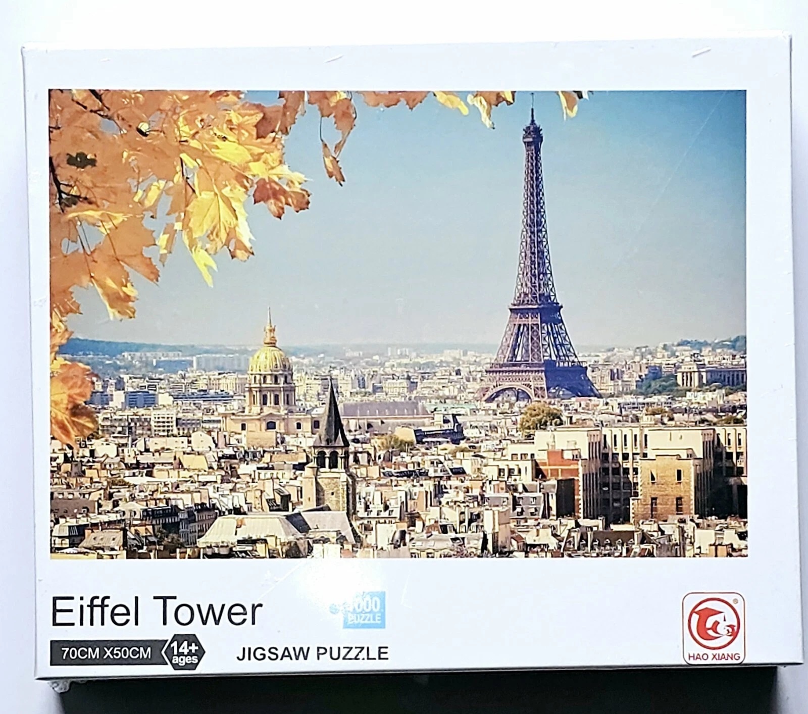 1000‑Piece Jigsaw Puzzle for Adults & Teens – High‑Quality Cardboard Puzzle with Poster, Brain Training Game for Logic, Memory & Patience