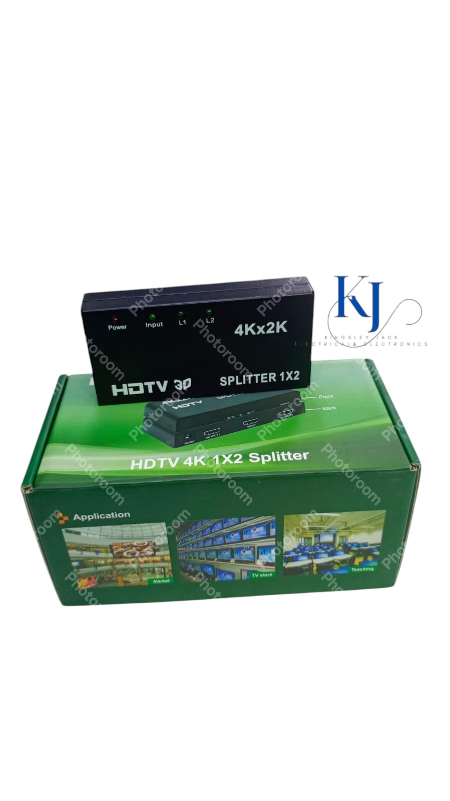 4K HDMI SPLITTER 1X2 HDTV 3D HDMI SIGNAL DISTRIBUTOR 1 INPUT 2 OUTPUTS