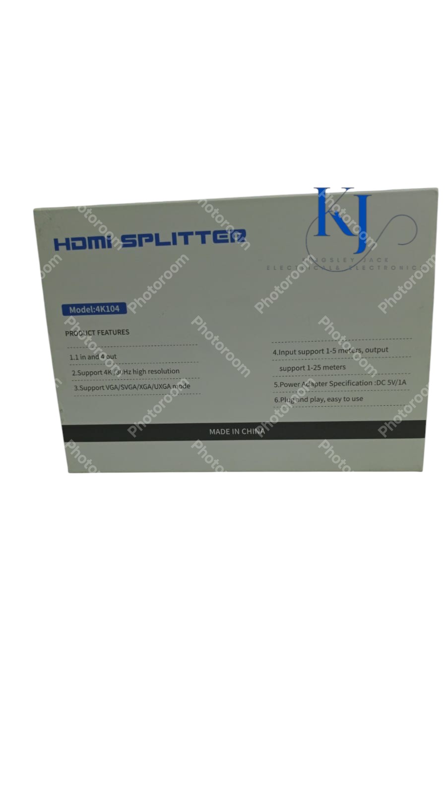 4 PORT HDMI SPLITTER 1X4 4K HDTV HDMI SIGNAL DISTRIBUTOR WITH 3D SUPPORT