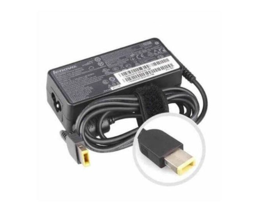Lenovo USB yellow Genuine Laptop Charger Slim Tip AC Adapter-Black