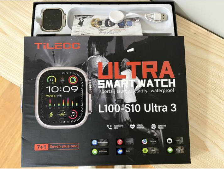 TiLECC Ultra 7-in-1 Watch Band Smart Watch 49mm Series 8 Ultra Smart Watch 49mm