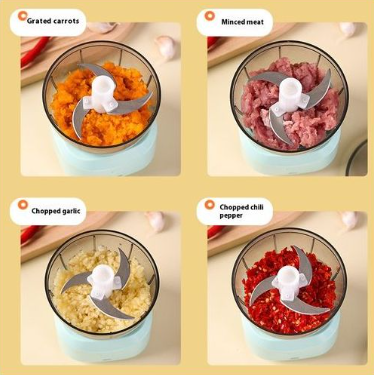 Portable Mini Electric Garlic and onion Chopper & Food Processor - USB Rechargeable