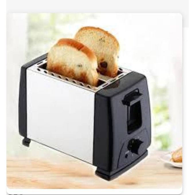 Hoffmans 2 Piece  Portable  Bread Toaster  RAF Electric Toaster- Black