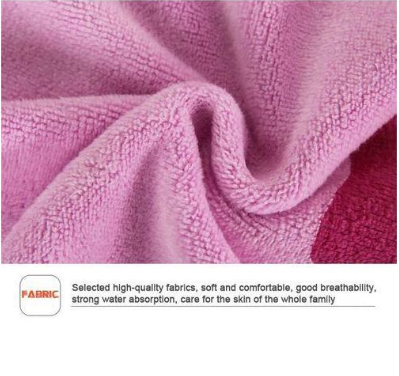 White Label 3Pcs Kid's Bath Towels,1 Bath Towel + 1 Hand Towel + 1 Face Towel