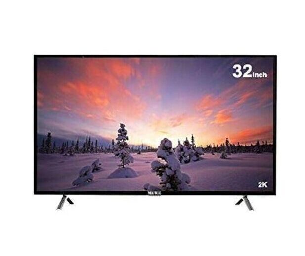 MeWe 32 Inch Digital  Flat TV With USB &HDMI  Ports  Digital  Free To  Air  - Black