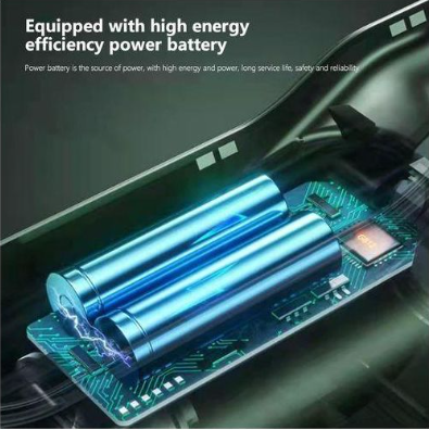 120W Cordless Handheld  Extended Flat Nozzle Rechargeable Vacuum Cleaner, designed for quick cleaning tasks in both cars and homes.