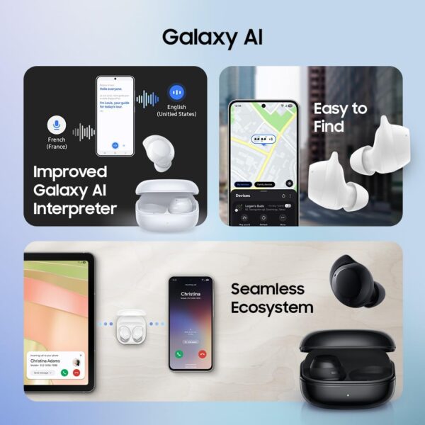 Samsung Galaxy Buds Core, Bluetooth 5.4, Active Noise Cancelation, IP54 Water Resistant, up to 35hr battery Playblac
