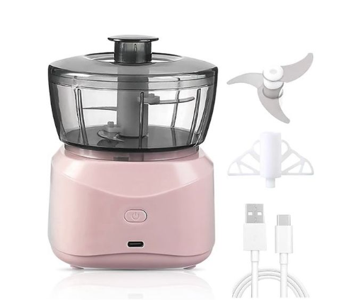 Portable Mini Electric Garlic and onion Chopper & Food Processor - USB Rechargeable