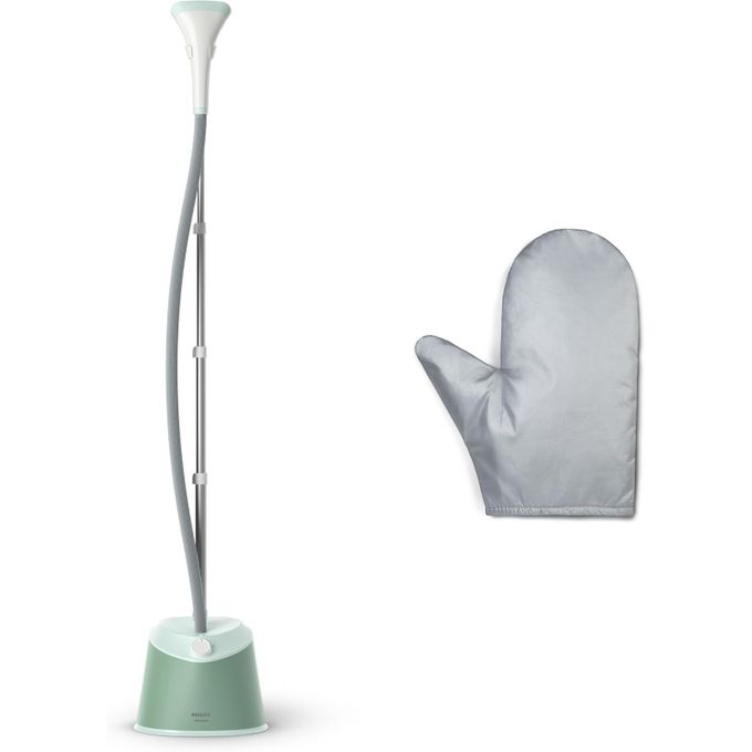 Philips Garment Steamer 1000 Series - 1600W, 1.8L Detachable Tank, 2 Steam Setting, 32 g/min, Compact Design - Multicolor