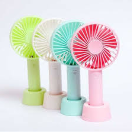 Mini Portable USB Rechargeable Handheld & Desktop Fan