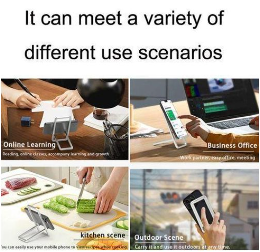 Samsung Portable Foldable Phone Stand Desktop Holder With Ultra Light Specification