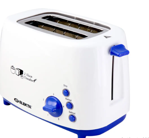 Elekta  Slice Toaster ET -252MKI 220 Volts Bread  Slice Toaster.