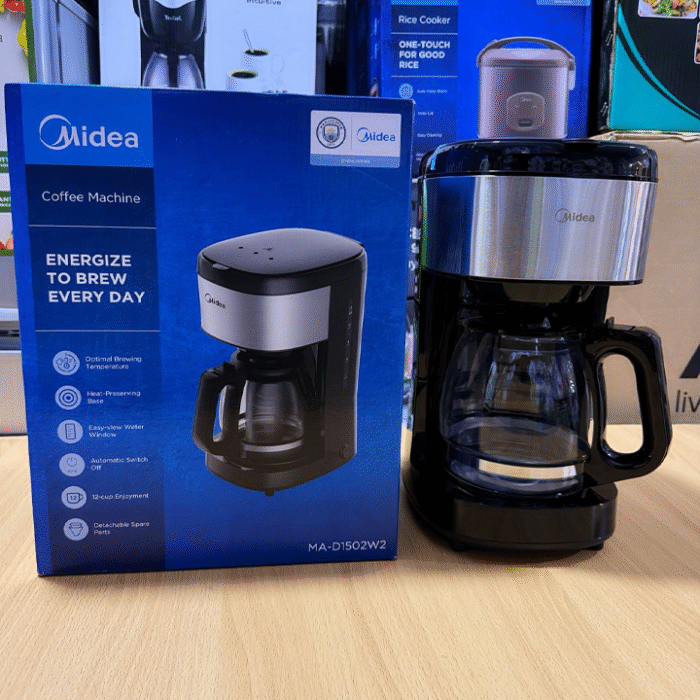 Midea 1.5 Liter Coffee Maker  Easy To Operate– MCD150MWBPK [black]