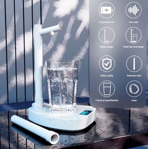 Smart Desktop Rechargeable Water Dispenser - Automatic Portable Pump