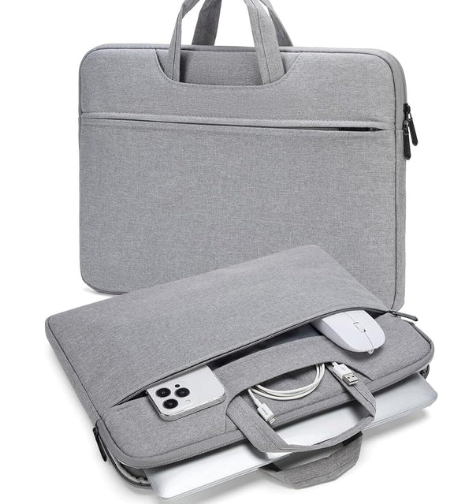 Generic 15.6 Inch Waterproof Laptop Bag - Shockproof Slim Briefcase with Handle & Trolley Strap.