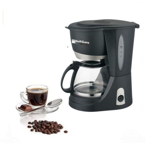 Hoffmans HM-3009 Electric Coffee Maker/Coffee Machine 1.5Ltrs Easy To Operate-BLACK