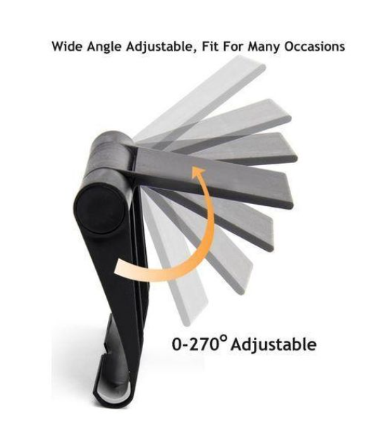 Mobile Phone Holder With 270° suitable for all types of phones - Black