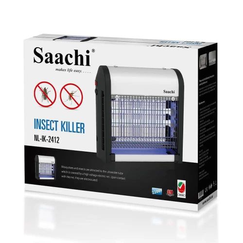 Saachi Mosquito Killer with Mounting Attachment, 19W LED Indoor Outdoor Bug Killer Lamp, Insect Killer, Insect Trap, Pest Repellent, Insect Repellent Trap – 1 Year Warranty