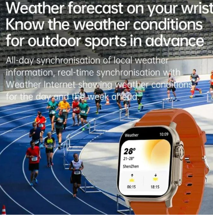 XS8 Pro Ultra Smartwatch Bluetooth Phone Waterproof Wireless Charging HD Screen