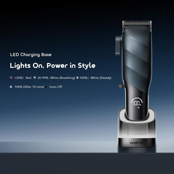Oraimo MasterCut Pro Hair Clipper Super Powerful Motor Self-Adjusting Zero Gap 365-day Warranty