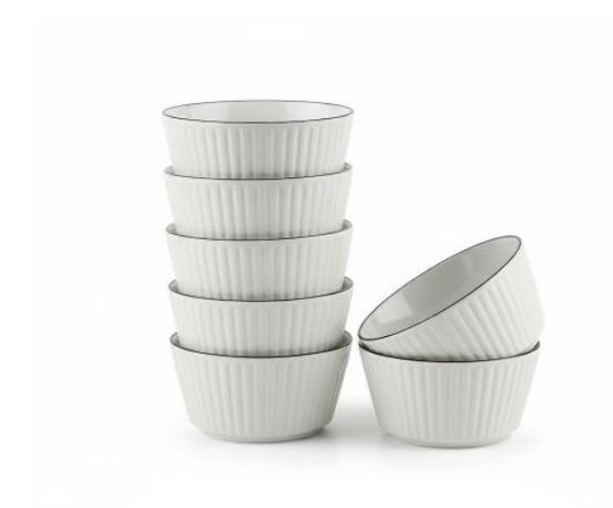 Sundabest Set Of 5 Concise Ceramic Bowls -9643