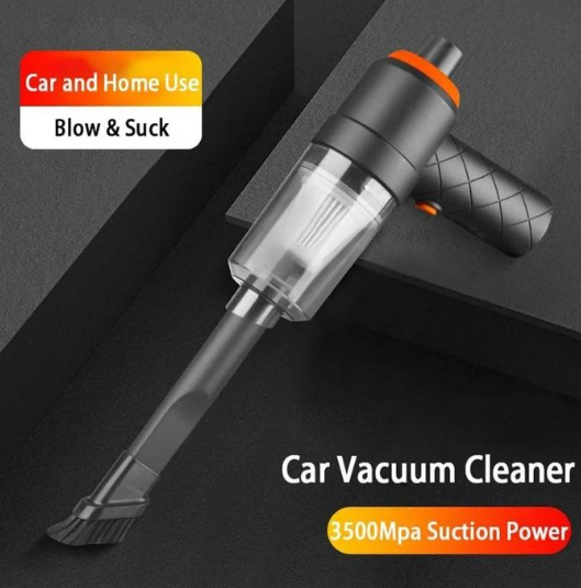 2-in-1 Portable Electronic Mini Vacuum Cleaner. It is a cordless, handheld device designed for both home and car use