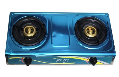 Pixel Two Burner Desktop Gas Stove – Black