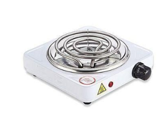 Single Coil Burner Electric Hot Plate - Black,White