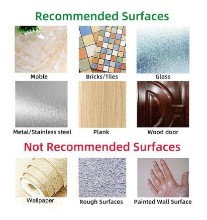 Adhesive Wall Hooks - Self-Adhesive Hooks Removable Waterproof Hooks (10 Pack)