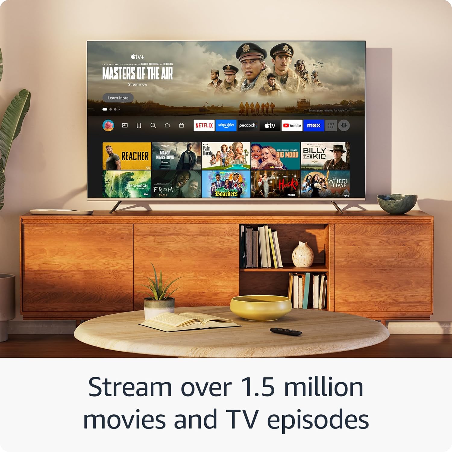 Amazon Fire TV Stick HD, free and live TV, Alexa Voice Remote, smart home controls, HD streaming