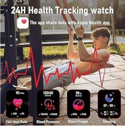 TiLECC Uitra 8 Smart Watch Dual Band 2-in-1 With Bluetooth Headset