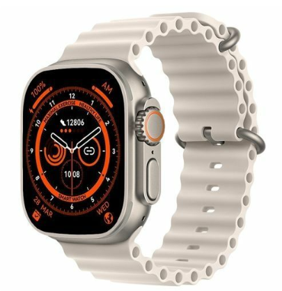 TiLECC T900 Ultra2 Smart Watch 2.19-inch High Bluetooth Call Intelligent IP67 Waterproof-White