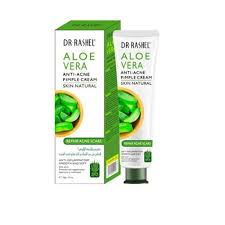 DR Rashel Aloe Vera Anti-Acne Pimple Cream 30g is an acne treatment product that uses the anti-inflammatory and healing properties of aloe vera to soothe skin, control breakouts, and fade acne scars.