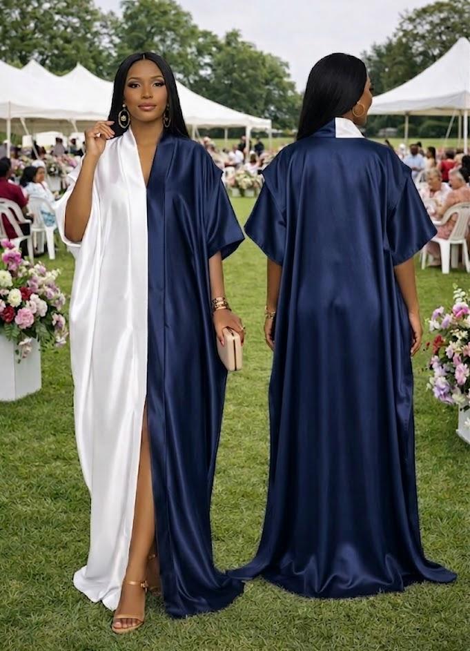 Women Kaftan Dress New Print Free Size Adjustable Inner Belt Elegant Maxi Dress Comfortable Loose Fit Breathable Fabric Stylish Casual Wear Quality Outfit