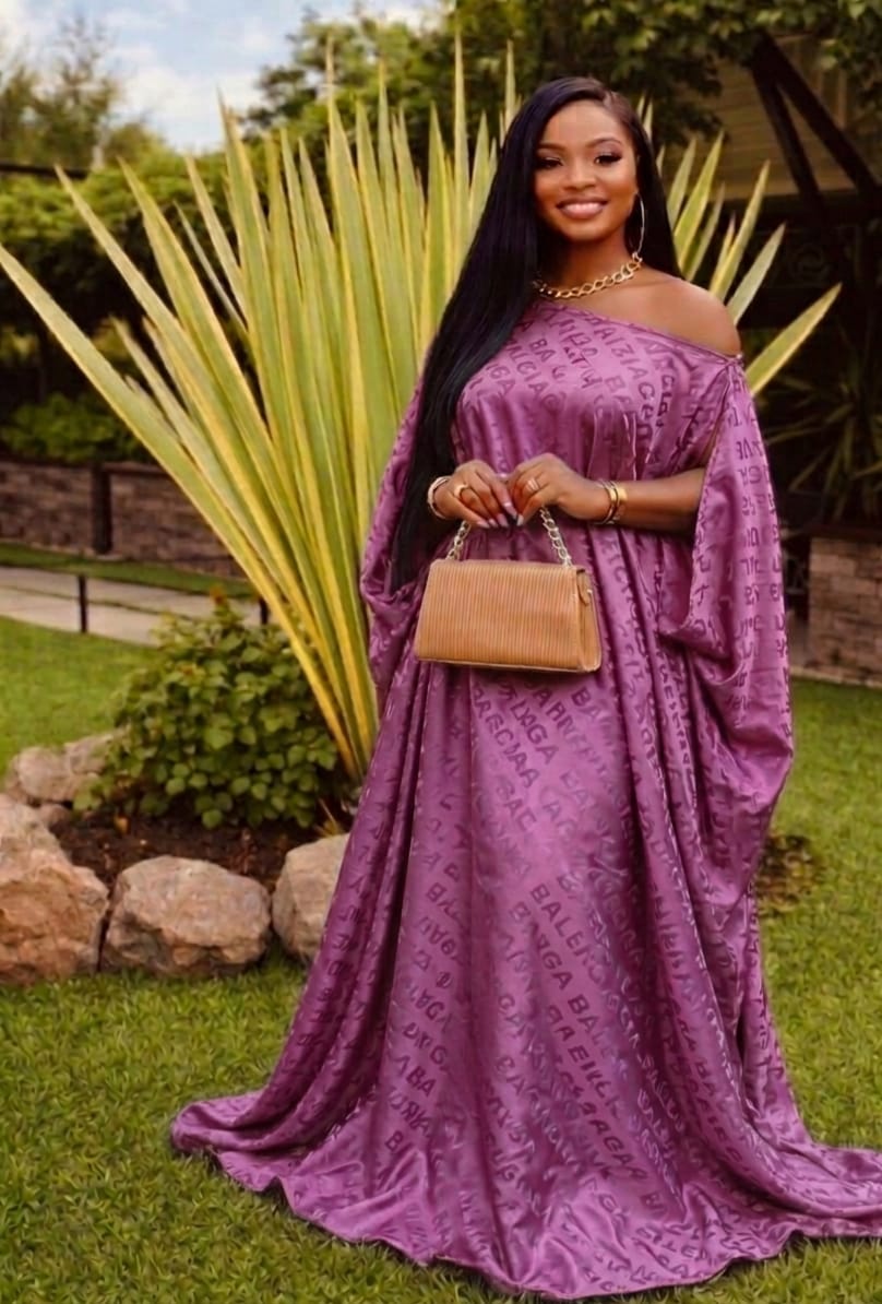 Women Kaftan Dress New Print Free Size Adjustable Inner Belt Elegant Maxi Dress Comfortable Loose Fit Breathable Fabric Stylish Casual Wear Quality Outfit