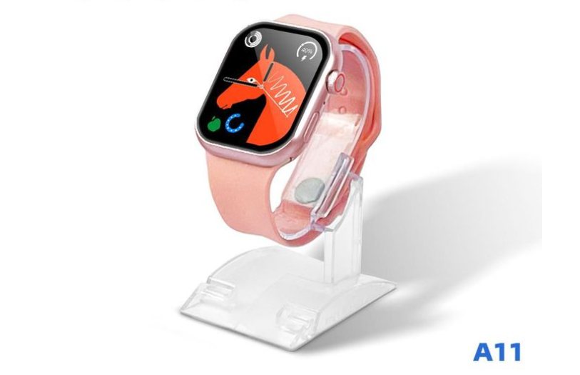 NODIZZ Local Stock-A11 smartwatch, with a 1.95-inch high-definition large screen, health monitoring, fitness tracker, wireless charging, 5-day ultra-long battery life, and 2 different style straps Pin
