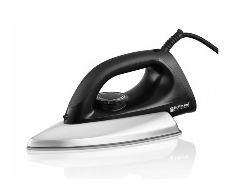 Hoffmans HM-9035 Dry Iron / Flat Iron – 1200W - Silver & BlackMake ironing faster, easier, and more effective with the Hoffmans HM-9035 Dry Iron, designed to deliver crisp, wrinkle-free clothes