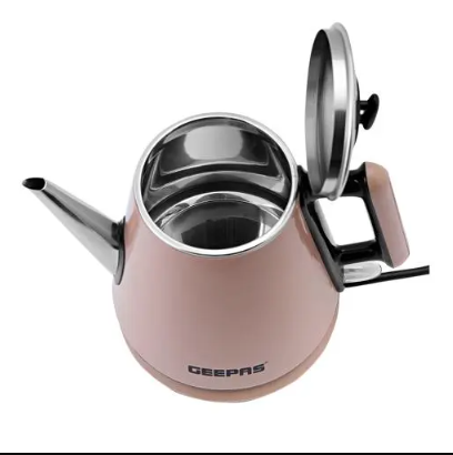 Geepas 1.2L Double Layer Electric Kettle – Cool-Touch Exterior & Stainless Steel Interior – Fast Boiling – Model GK38012