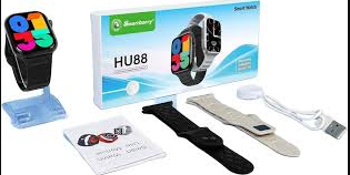HU-88 SmartBarry Series 10 Smartwatch - 2.2" HD Infinity Display, Wireless Charging, Bluetooth Calling, Heart Rate & SpO2 Health Monitor, Sports Fitness Tracker with Triple Interchangeable Straps
