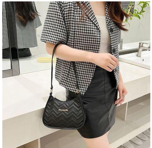 2 In1 Embroidered Ladies Women's Fashion Shoulder Bag + Purse