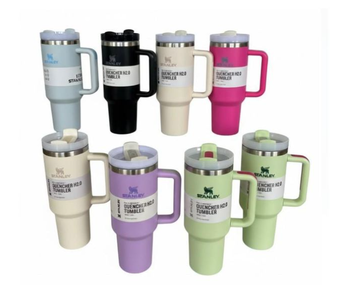 Stanley Original Tumbler / Insulated Vacuum Stainless Steel Stunley Cup / Mug 1200mls -Cream Double-wall vacuum insulation is good for keeping drinks hot and cold