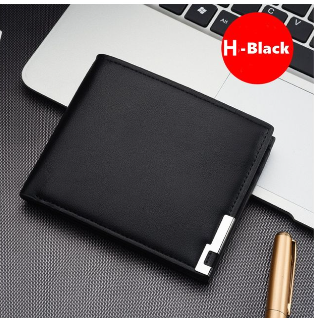 Men's Stylish Wallet, Multi-card Slot Ultra-thin Card Holder small wallet has a compact and portable design that can be easily carried, and you can keep the chain wallet in your pockets and pockets