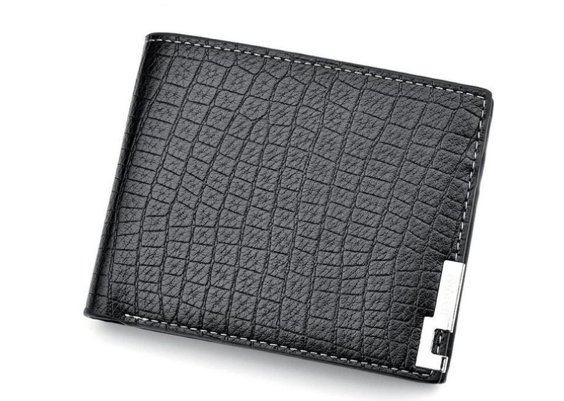 STY Men Alligator Pattern Billfold Business Wallets Horizontal Credit Card Holder  made of PU, a synthetic material that is highly wear-resistant and durable, while also being easy to clean