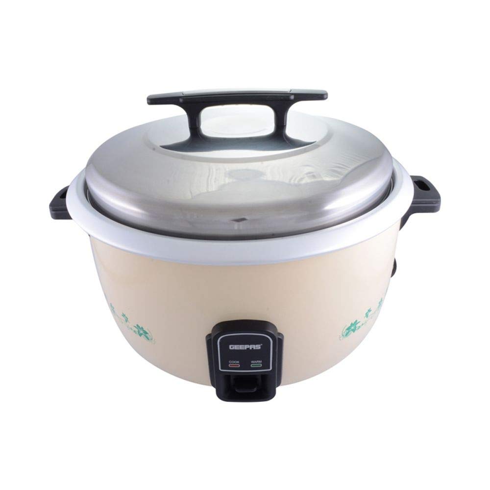 Geepas 10L Commercial Electric Rice Cooker – GRC4323 – Heavy-Duty 3000W, Non-Stick Inner Pot, Automatic Cook & Keep Warm – Ideal for Catering & Large Families