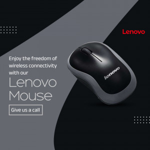 Lenovo N1901 Wireless Mouse for Laptop & PC – Compact Portable USB Mouse, 1000 DPI Optical Tracking, Ambidextrous Design – Grey