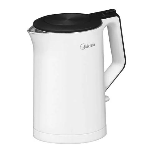 Midea 1.5L Double-Wall Electric Kettle (MK-SH15COLOUR 102A2) – 1800W Rapid Boil, SUS304 Stainless Steel Interior, Cool-Touch Safety & Boil-Dry Protection