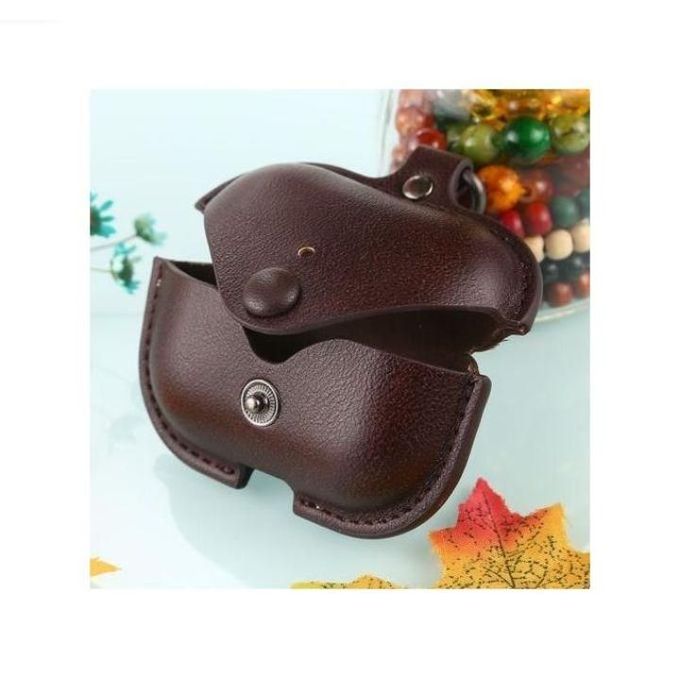 Luxury Textured Leather Protective Case for AirPods Pro – with Carabiner Keychain, Shockproof & Stylish Cover