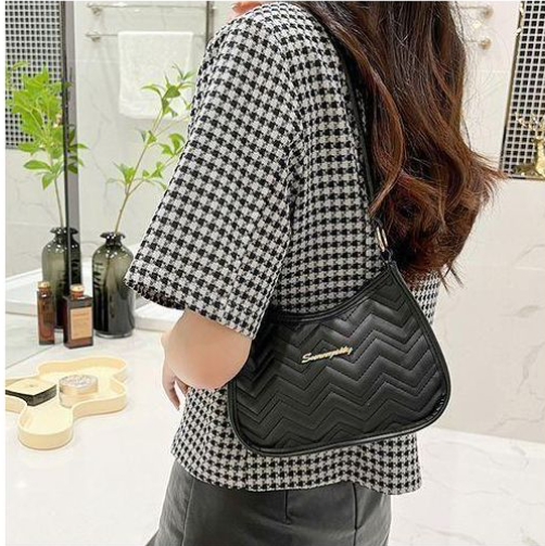 2 In1 Embroidered Ladies Women's Fashion Shoulder Bag + Purse